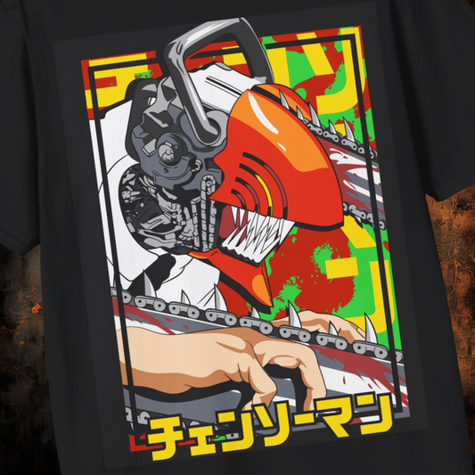Chainsaw Man - Mask | Anime Graphic Tee