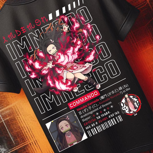 Demon Slayer - Nezuko Kamado Tshirt v2 | Anime Graphic Tee
