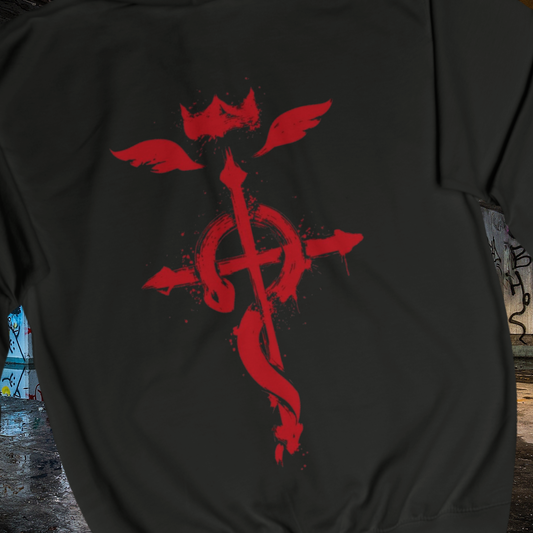 Full Metal Alchemist Zip Up Hoodie - Crest