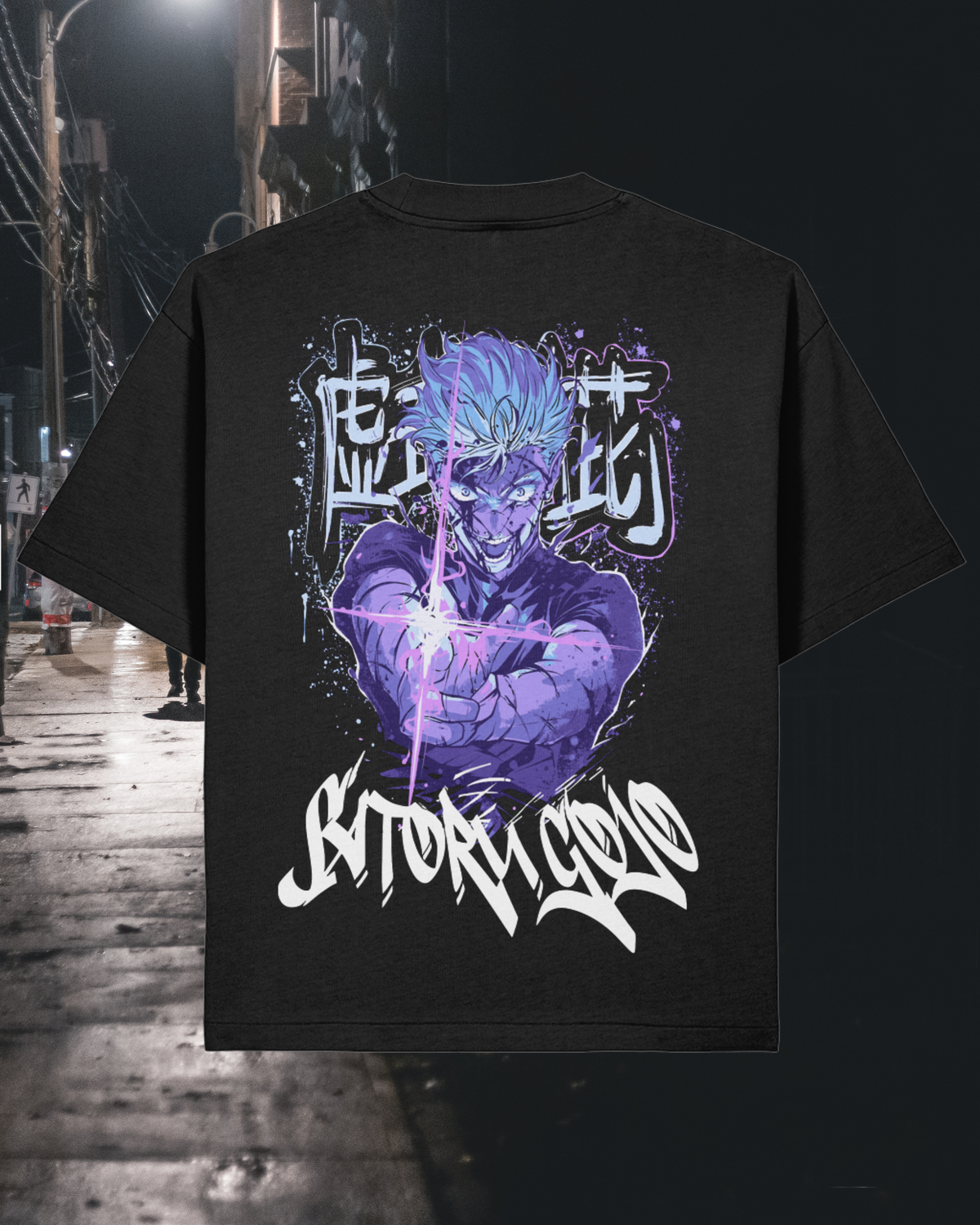 Jujutsu Kaisen Gojo Heavy Oversized T-Shirt