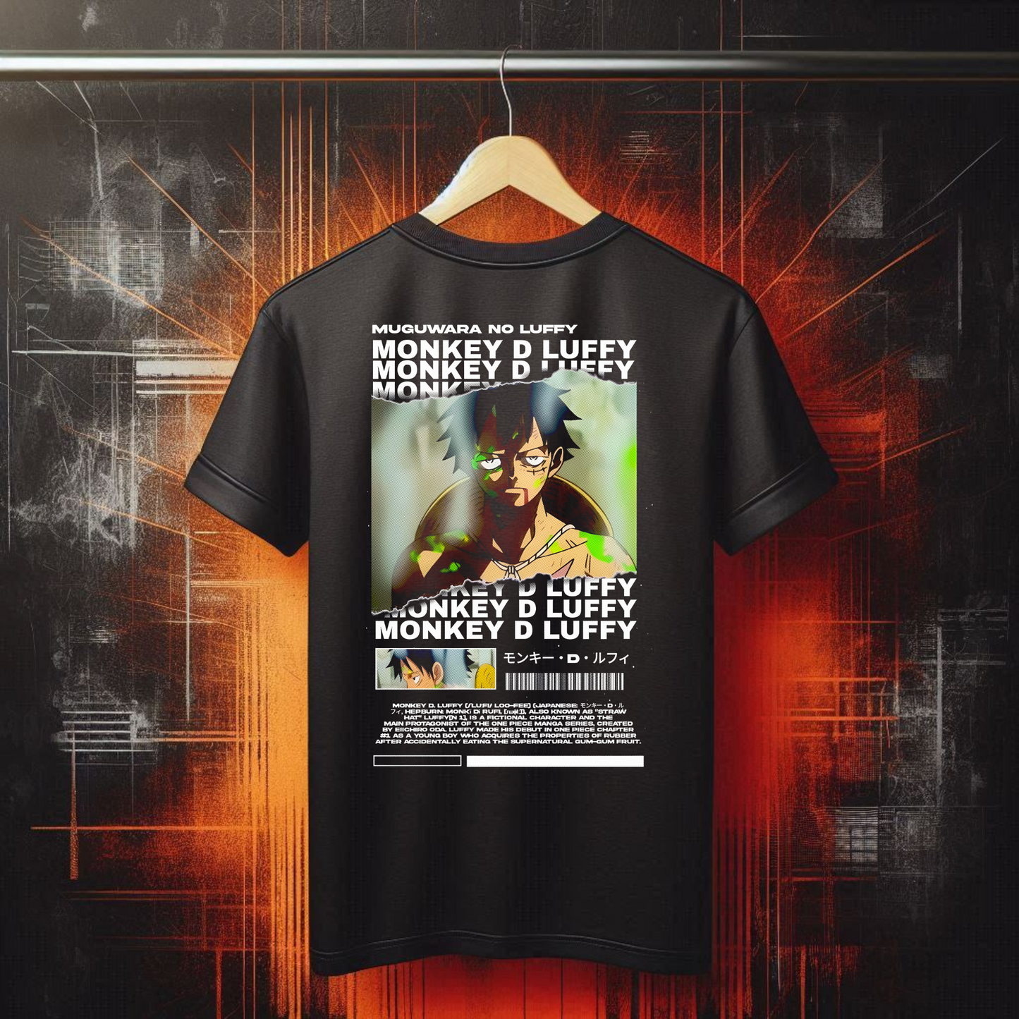 One Piece - Luffy v5 | Anime Graphic Tee