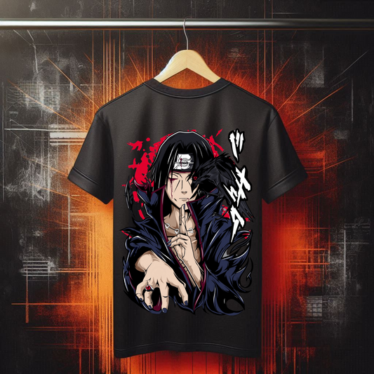 Naruto - Itachi Uchiha - Crows | Anime Graphic Tee