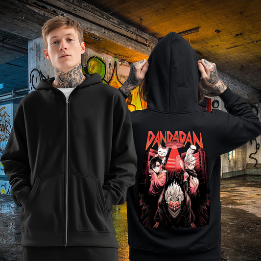 Dan Da Dan Full Zip Up Hoodie