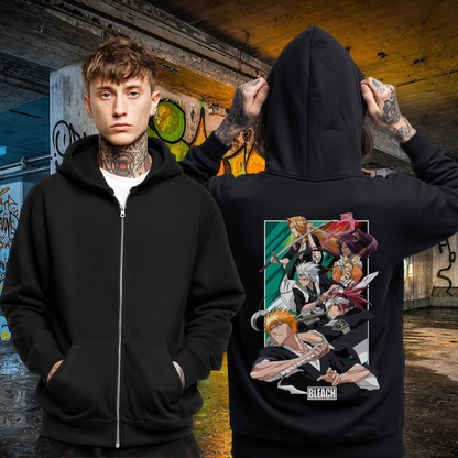 Bleach Zip Up Hoodie