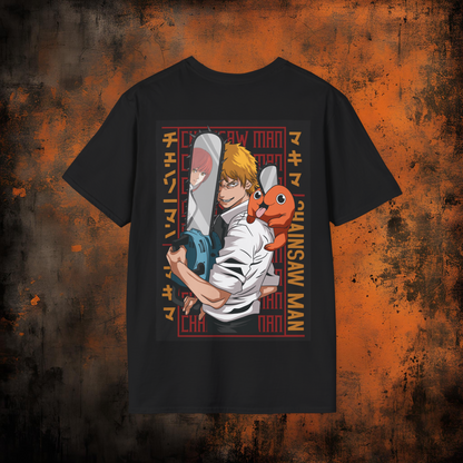 Chainsaw Man - Denji Pochita Makima | Anime Graphic Tee