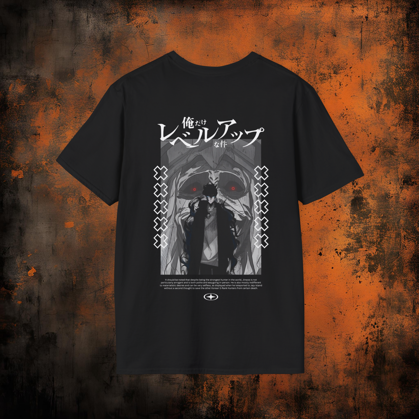 Solo Leveling - Sung Jinwoo - Grey | Anime Graphic Tee