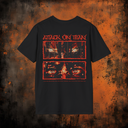 Attack on Titan - RAGE | Anime Graphic Tee