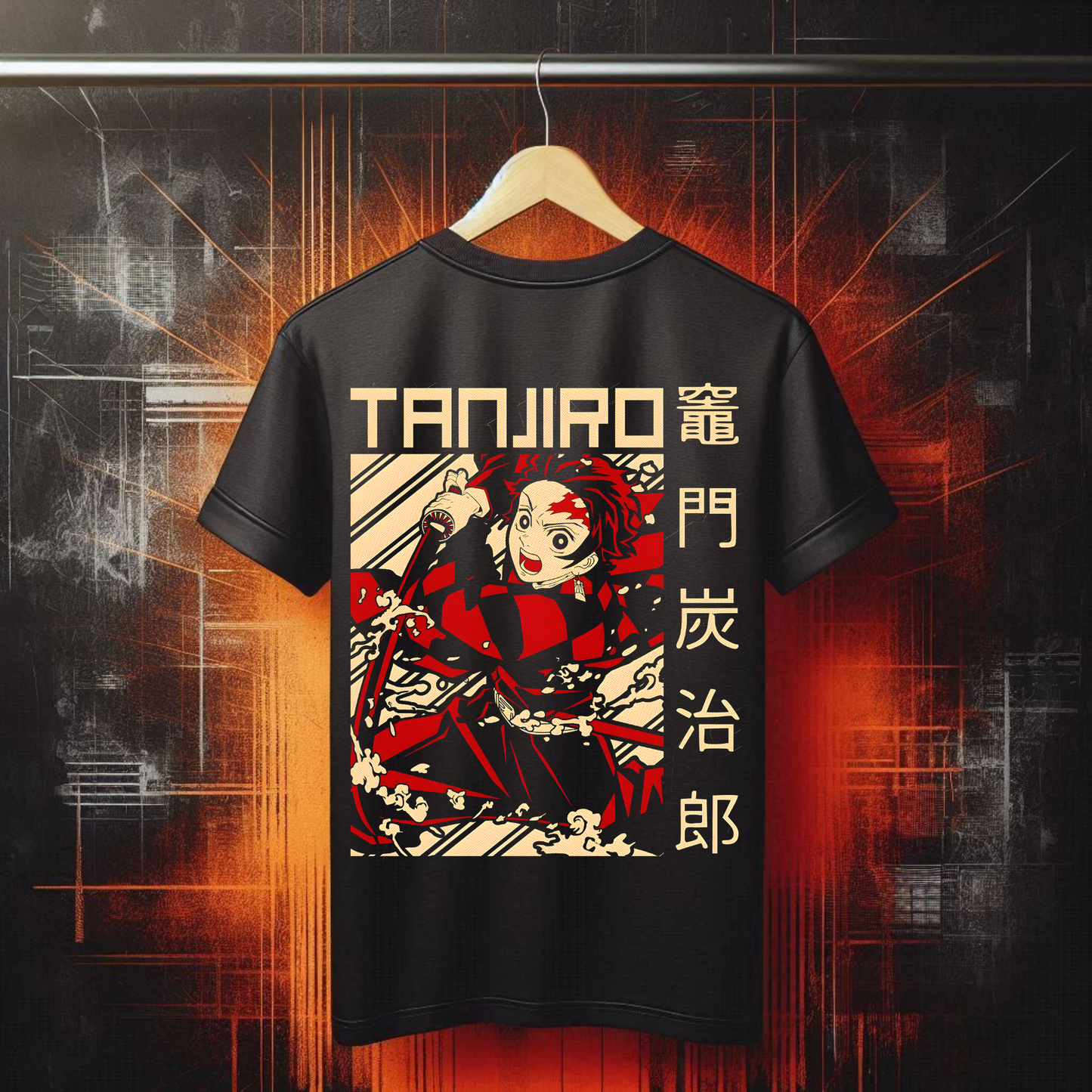 Demon Slayer - Tanjiro Kamado v8 | Anime Graphic Tee