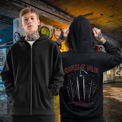 Berserk - Swords of Valor Full Zip Up Hoodie