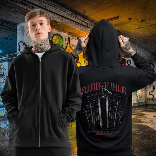 Berserk - Swords of Valor Full Zip Up Hoodie