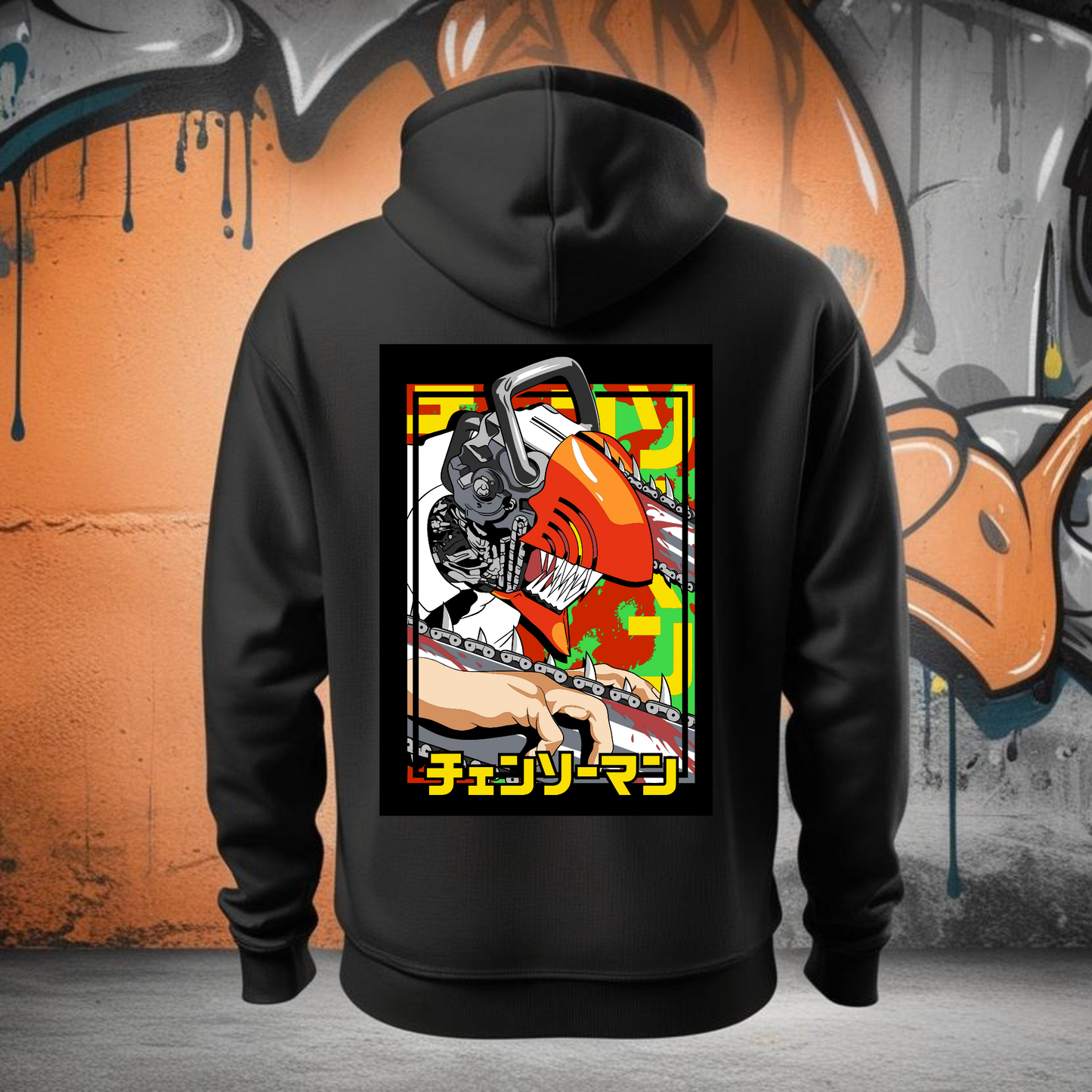 Chainsaw Man Mask Hoodie
