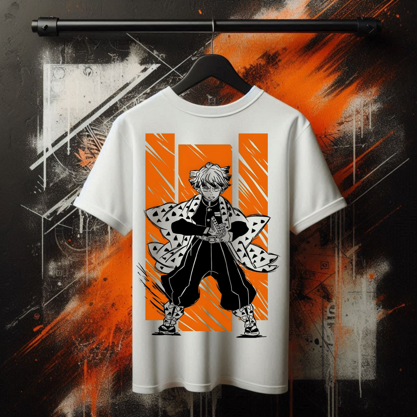 Demon Slayer - Zenitsu Agatsuma Tshirt v4 | Anime Graphic Tee