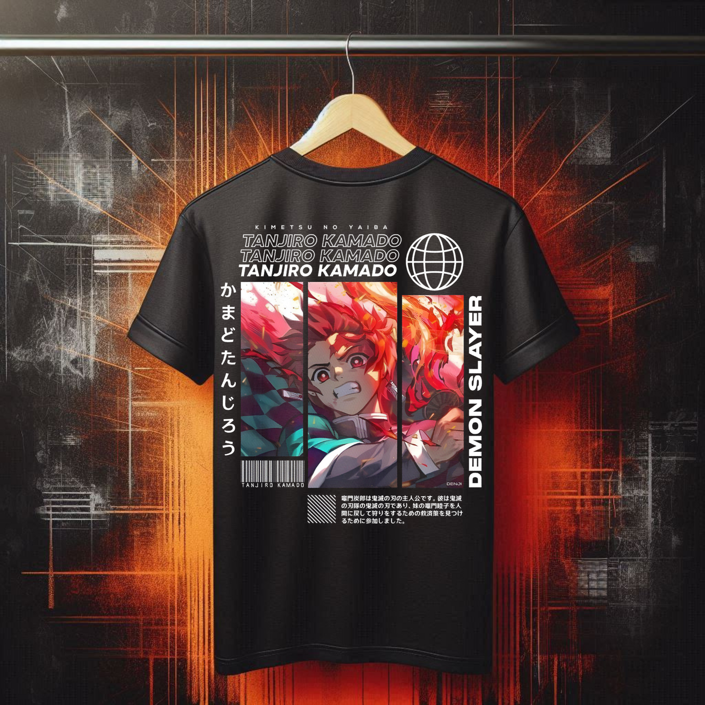 Demon Slayer - Tanjiro Kamado v5 | Anime Graphic Tee