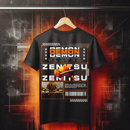 Demon Slayer - Zenitsu Agatsuma Tshirt | Anime Graphic Tee