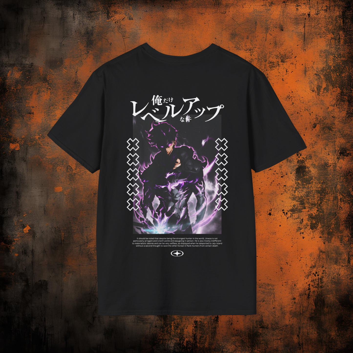 Solo Leveling - Sung Jinwoo - Purple v2 | Anime Graphic Tee