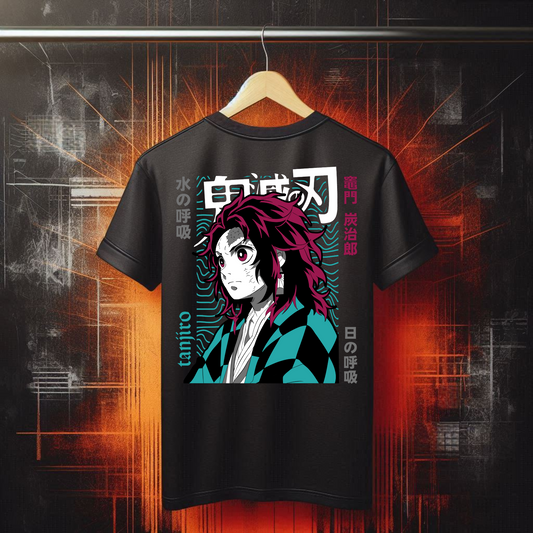 Demon Slayer - Tanjiro Kamado v9 | Anime Graphic Tee