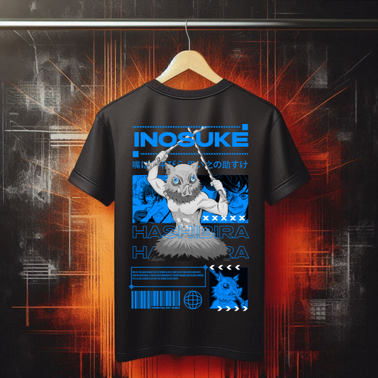 Demon Slayer - Inosuke Hashibira Tshirt | Anime Graphic Tee