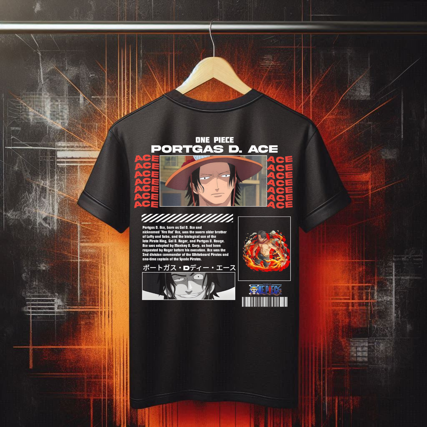 One Piece - Ace | Anime Graphic Tee