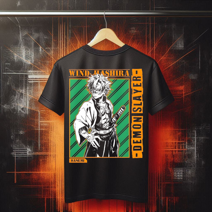 Demon Slayer - Sanemi Shinazugawa Tshirt | Anime Graphic Tee