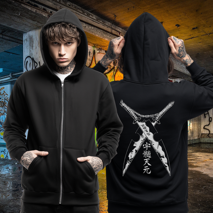 Tengen Zip Up Hoodie