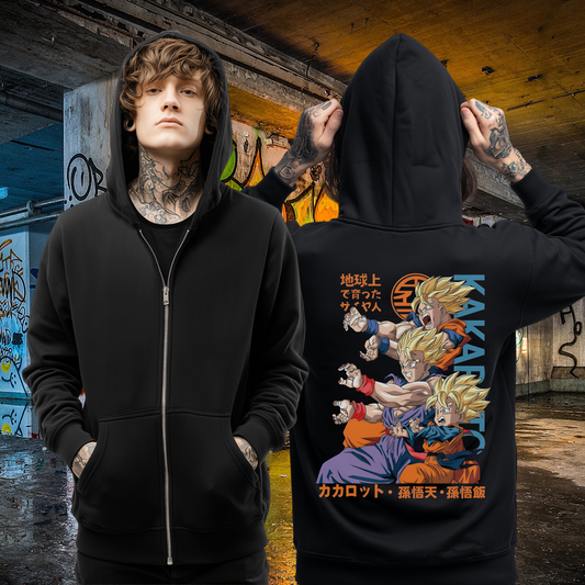 Dragon Ball Zip Up Hoodie