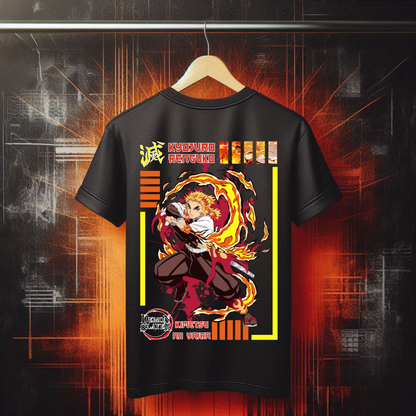 Demon Slayer - Kyojuro Rengoku Tshirt v3 | Anime Graphic Tee