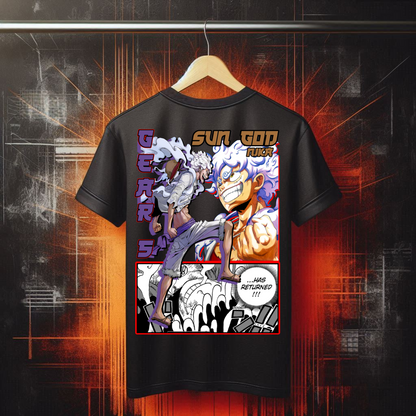 One Piece - Luffy - Sun God | Anime Graphic Tee