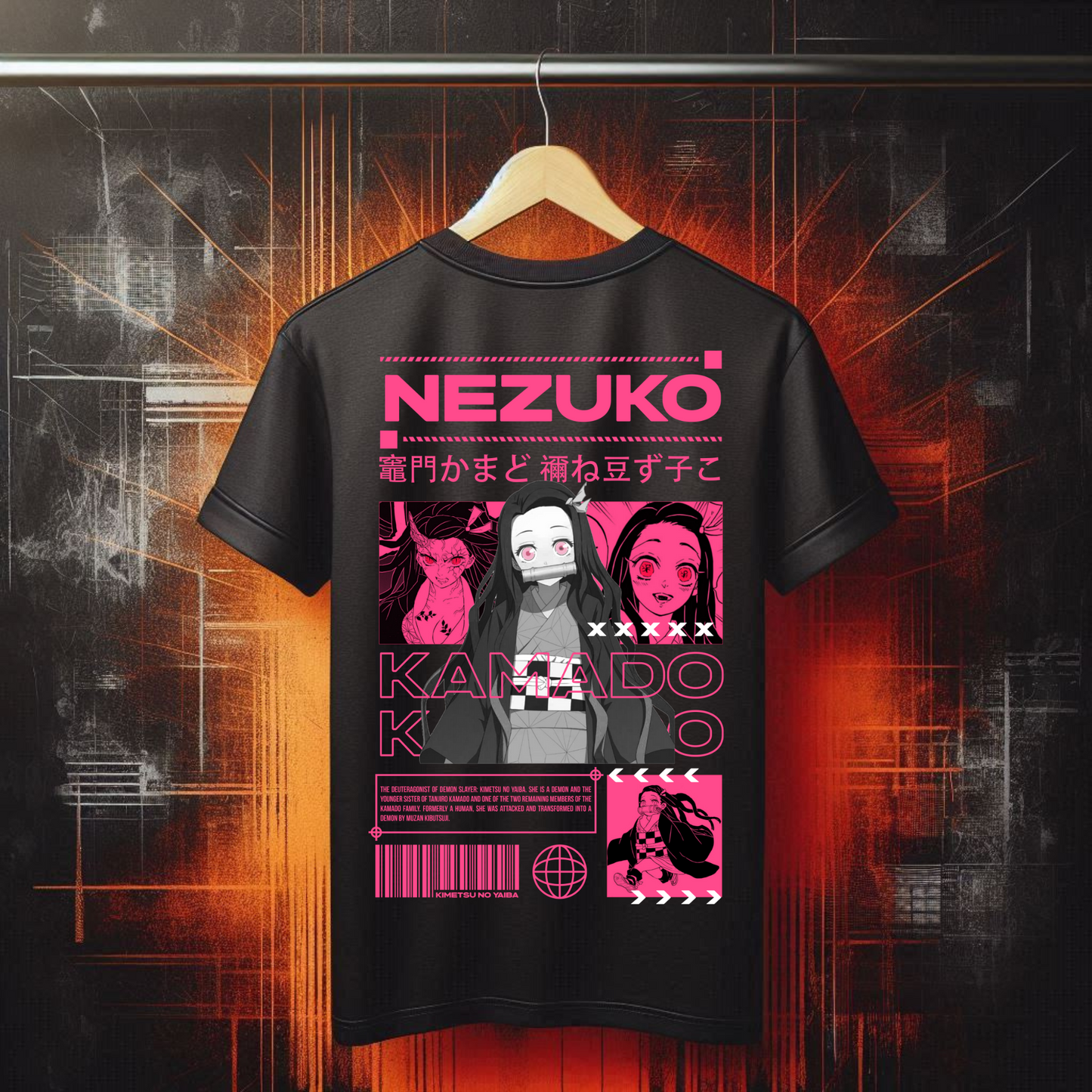 Demon Slayer - Nezuko Kamado Tshirt | Anime Graphic Tee