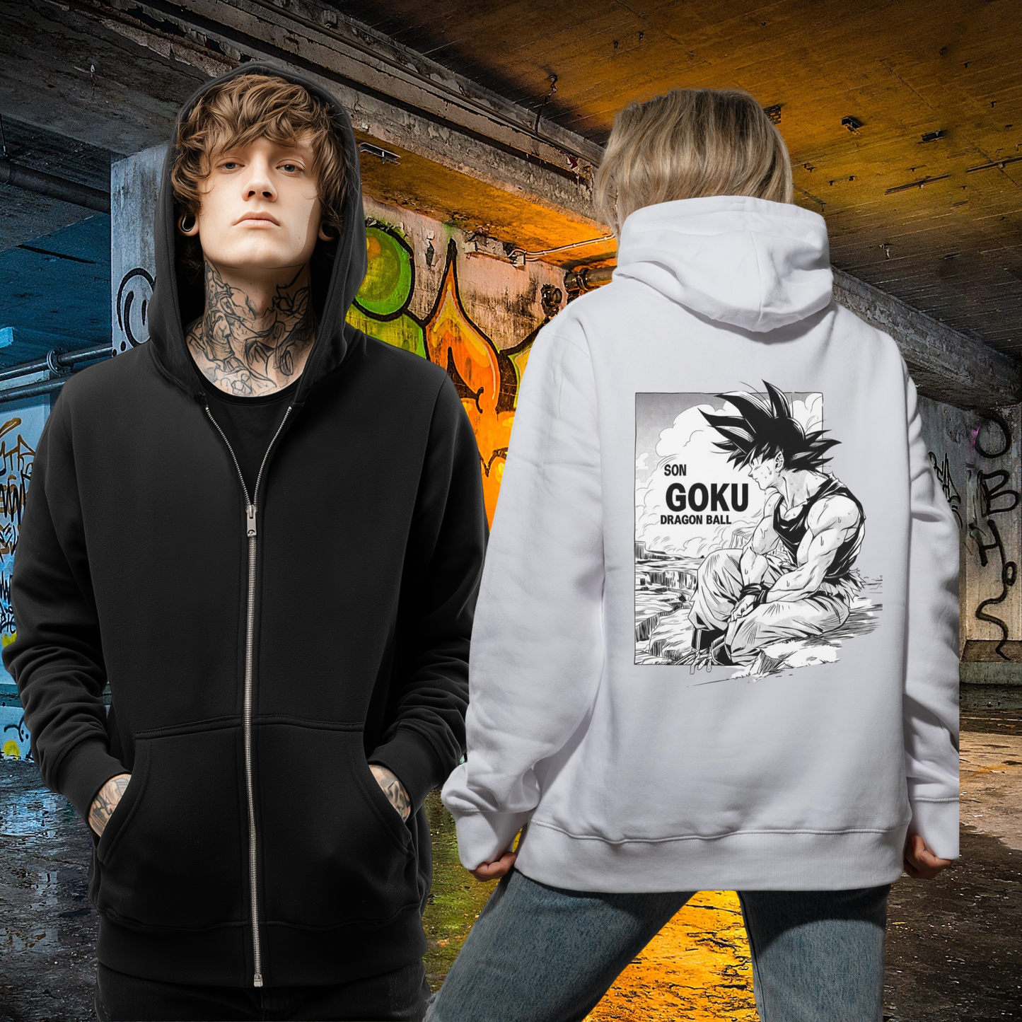 Goku Ltd Ed Zip Up Hoodie