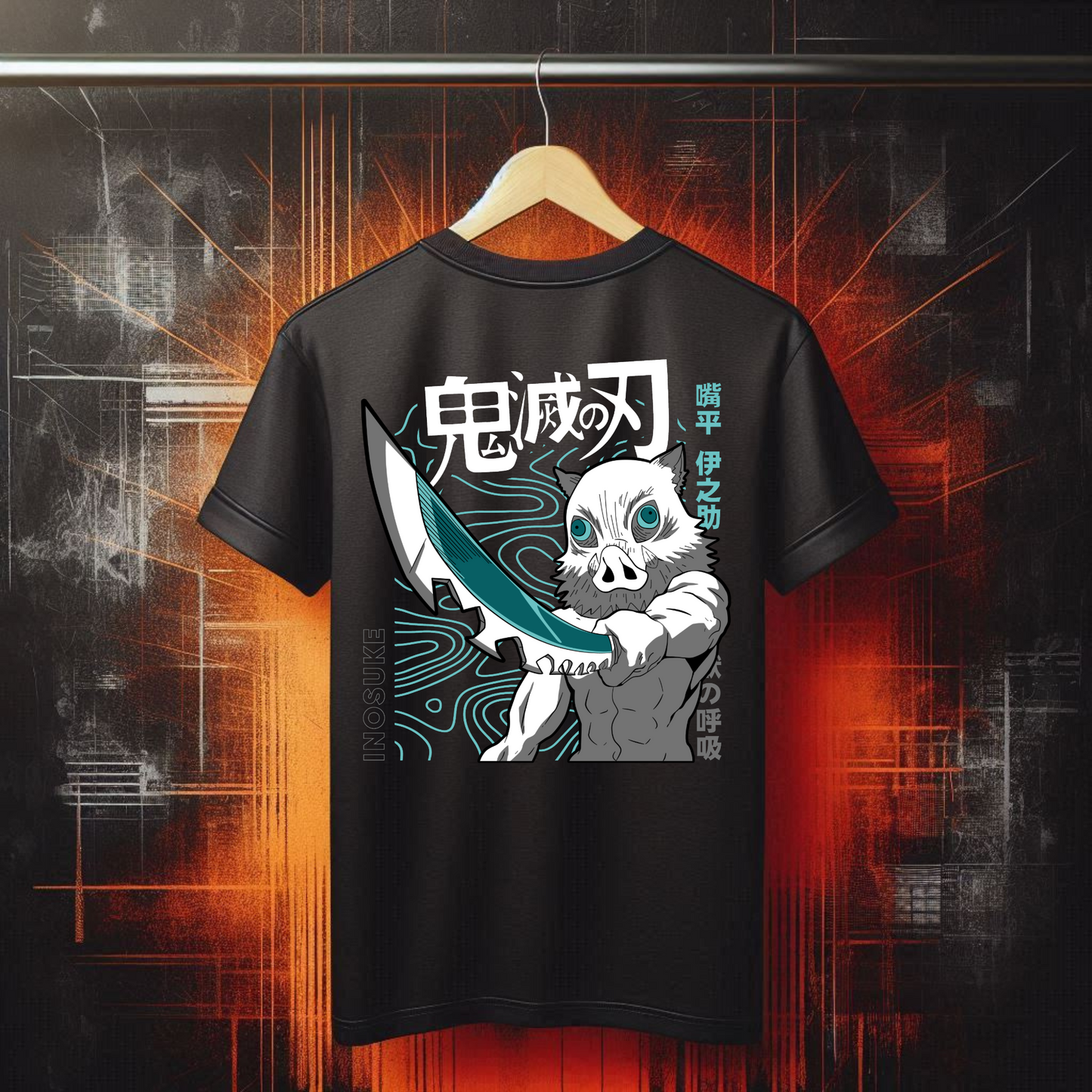 Demon Slayer - Inosuke Hashibira Tshirt v3 | Anime Graphic Tee
