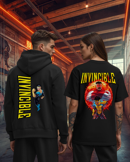 Invincible con College Hoodie – alternate product view