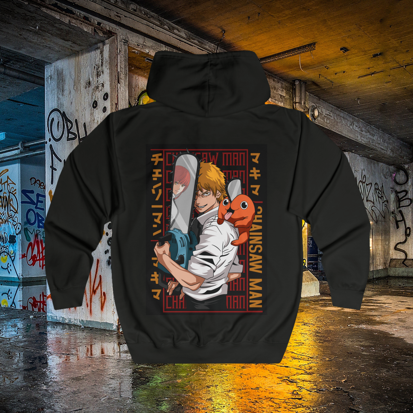 Chainsaw Man Zip Up Hoodie