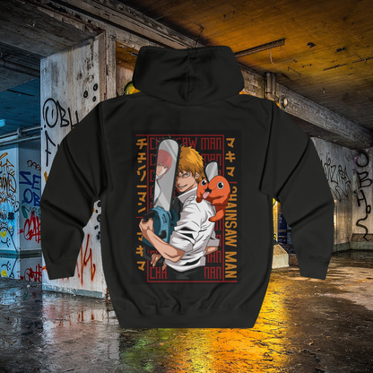 Chainsaw Man Zip Up Hoodie