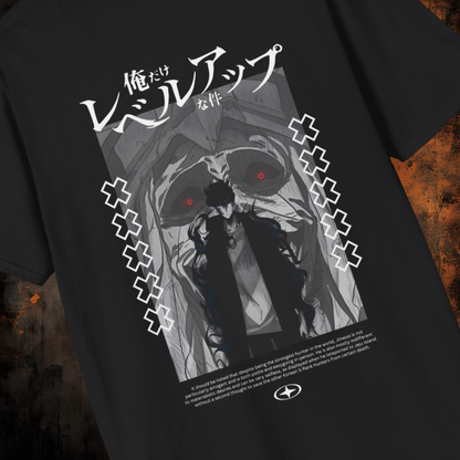 Solo Leveling - Sung Jinwoo - Grey | Anime Graphic Tee