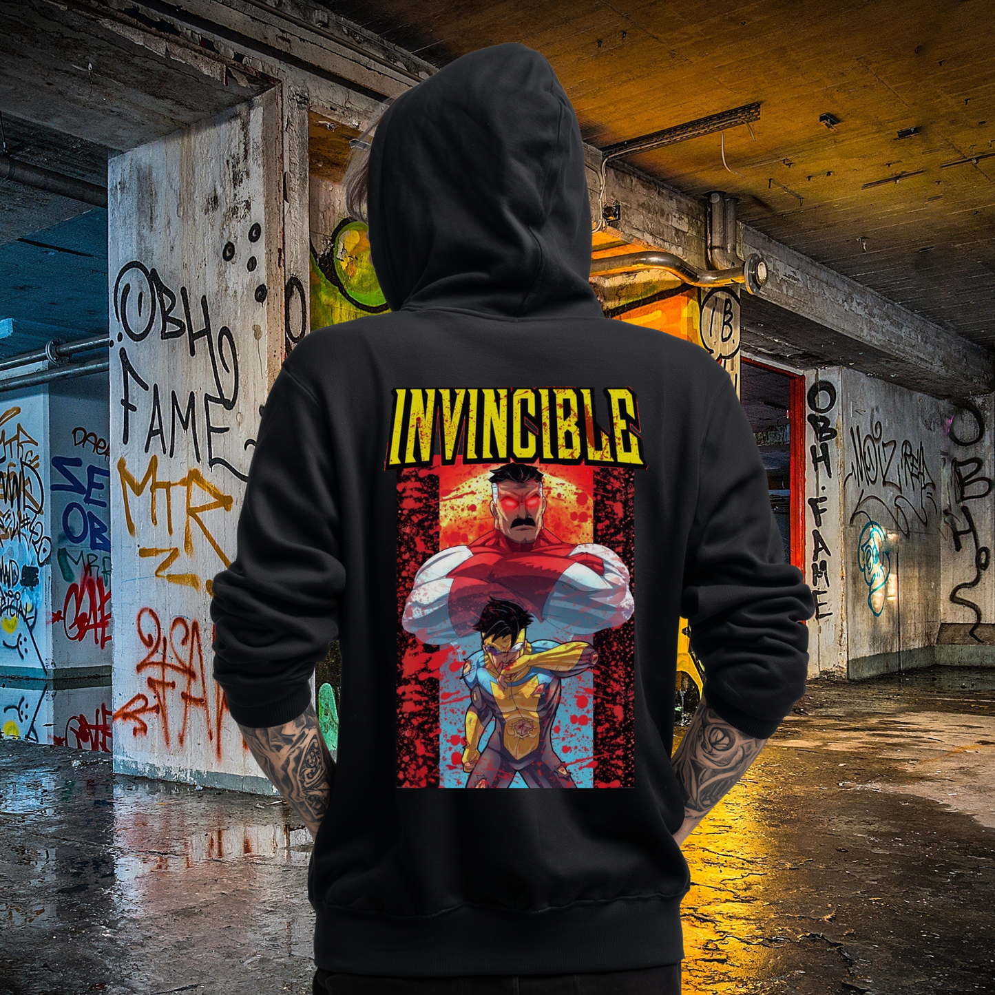 Invincible Full Zip Up Hoodie