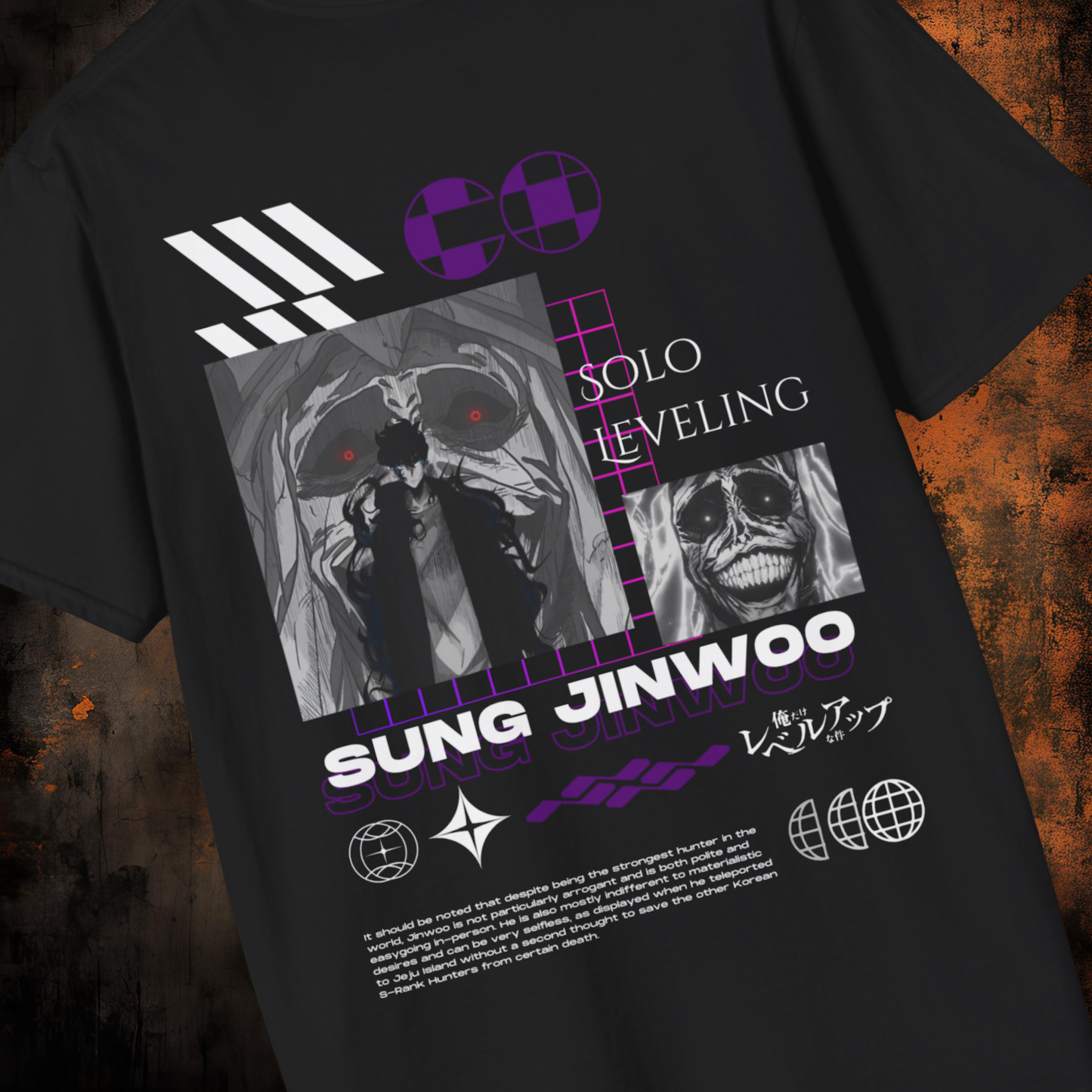 Solo Leveling -  Sung Jinwoo | Anime Graphic Tee
