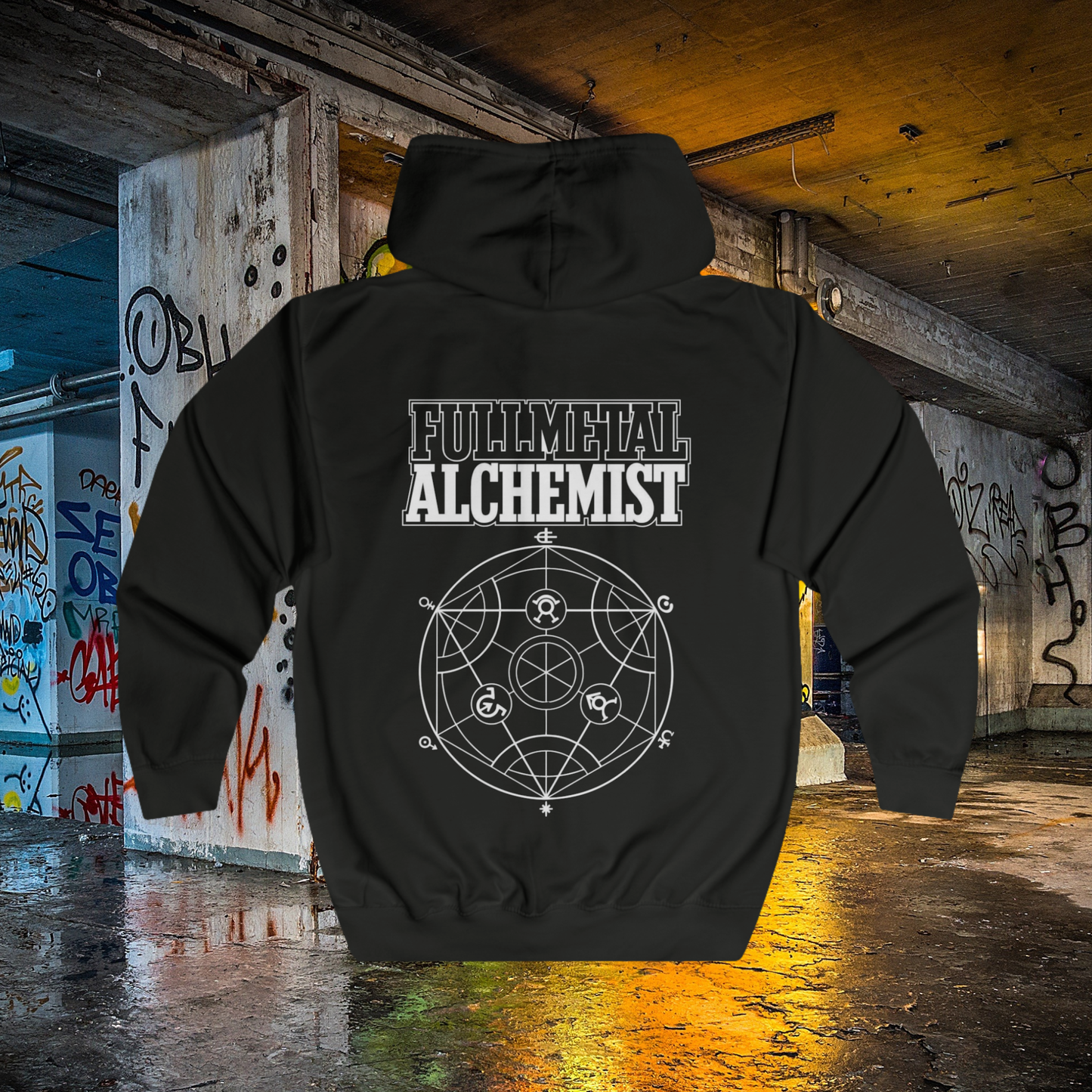 Full Metal Alchemist Zip Up Hoodie - Logo
