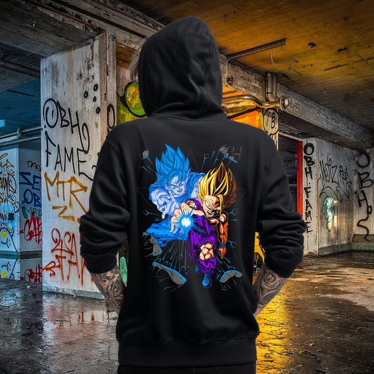 Dragon Ball Kamehameha Full Zip up Hoodie