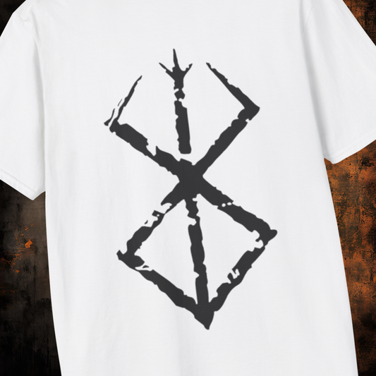 Berserk - Brand of Sacrifice White Tee | Anime Graphic Tee