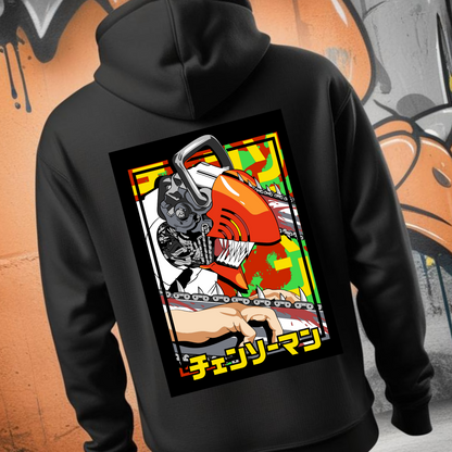 Chainsaw Man Mask Hoodie