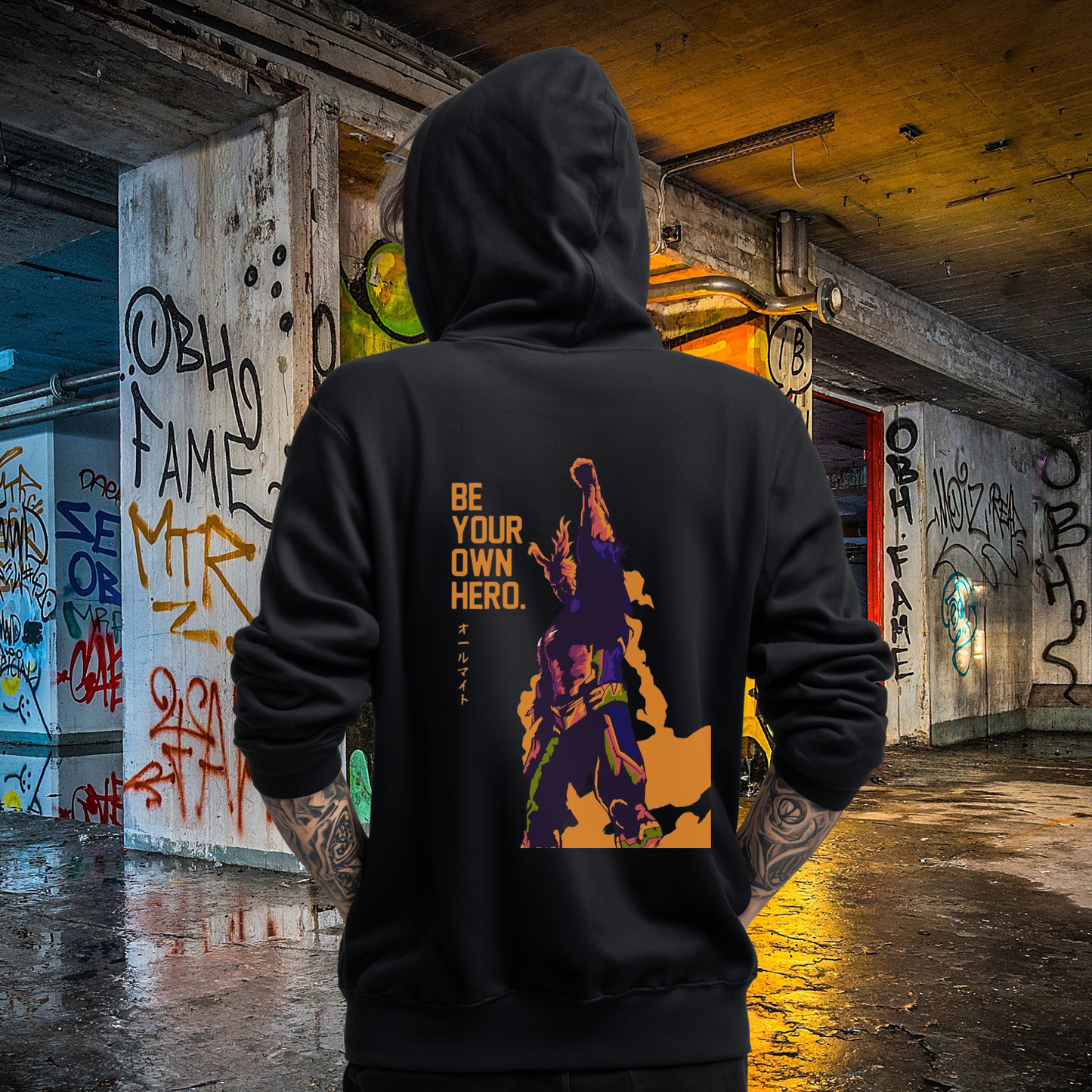 My Hero Academia - All Might Full Zip Up Hoodie