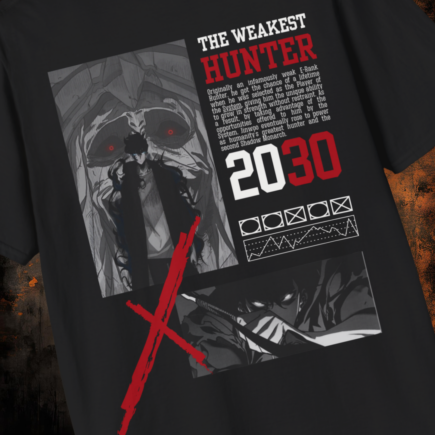 Solo Leveling - The Weakest Hunter v2 | Anime Graphic Tee
