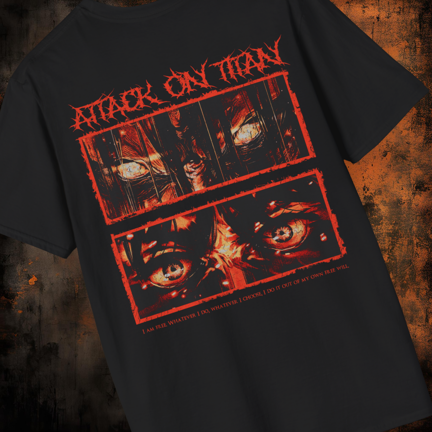 Attack on Titan - RAGE | Anime Graphic Tee