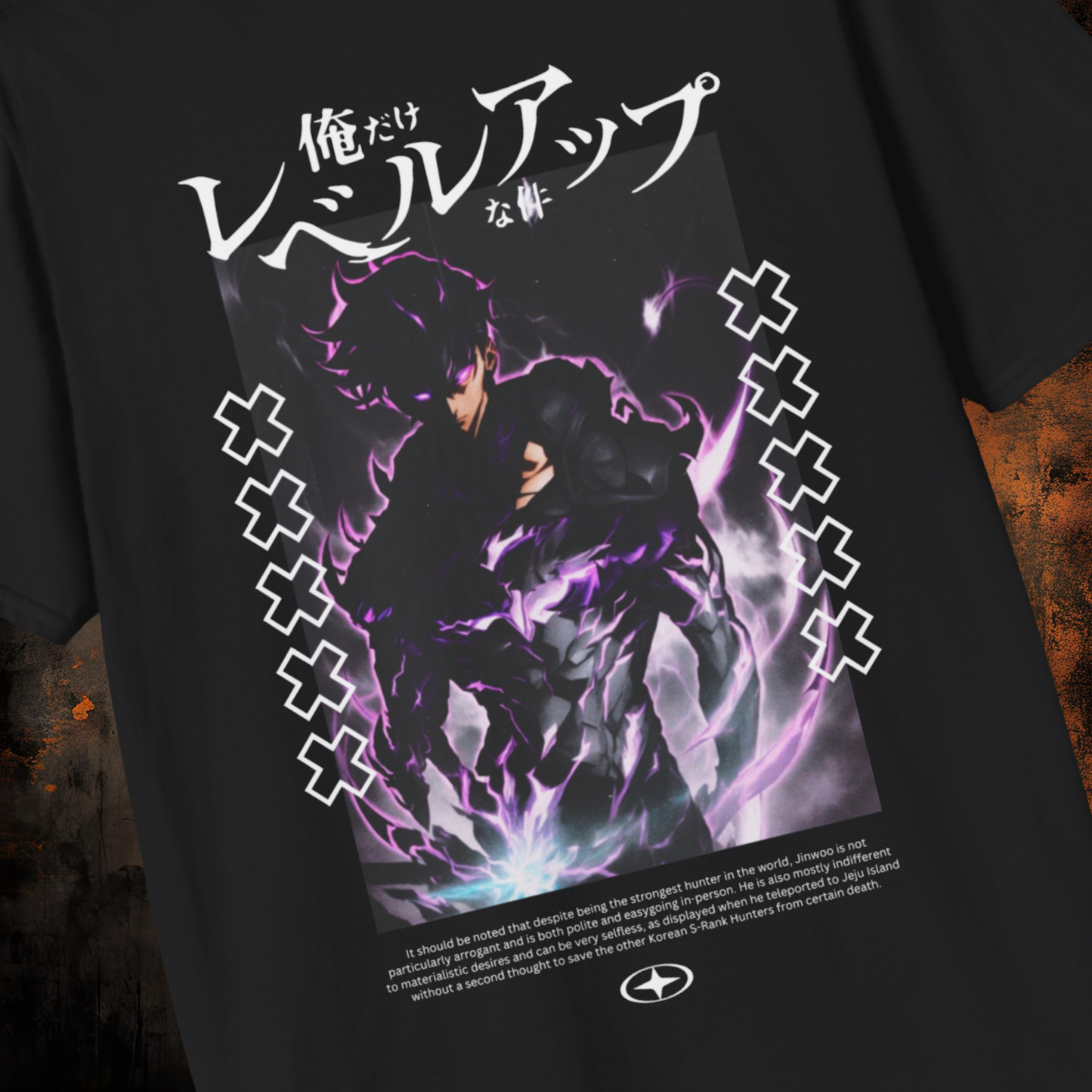 Solo Leveling - Sung Jinwoo - Purple v2 | Anime Graphic Tee
