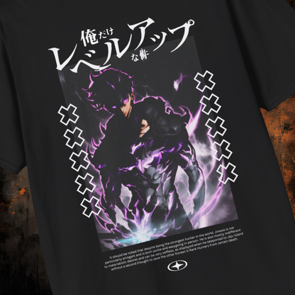 Solo Leveling - Sung Jinwoo - Purple v2 | Anime Graphic Tee