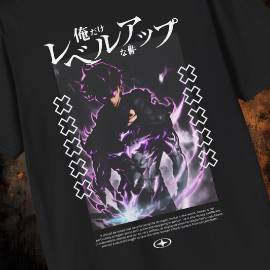 Solo Leveling - Sung Jinwoo - Purple v2 | Anime Graphic Tee