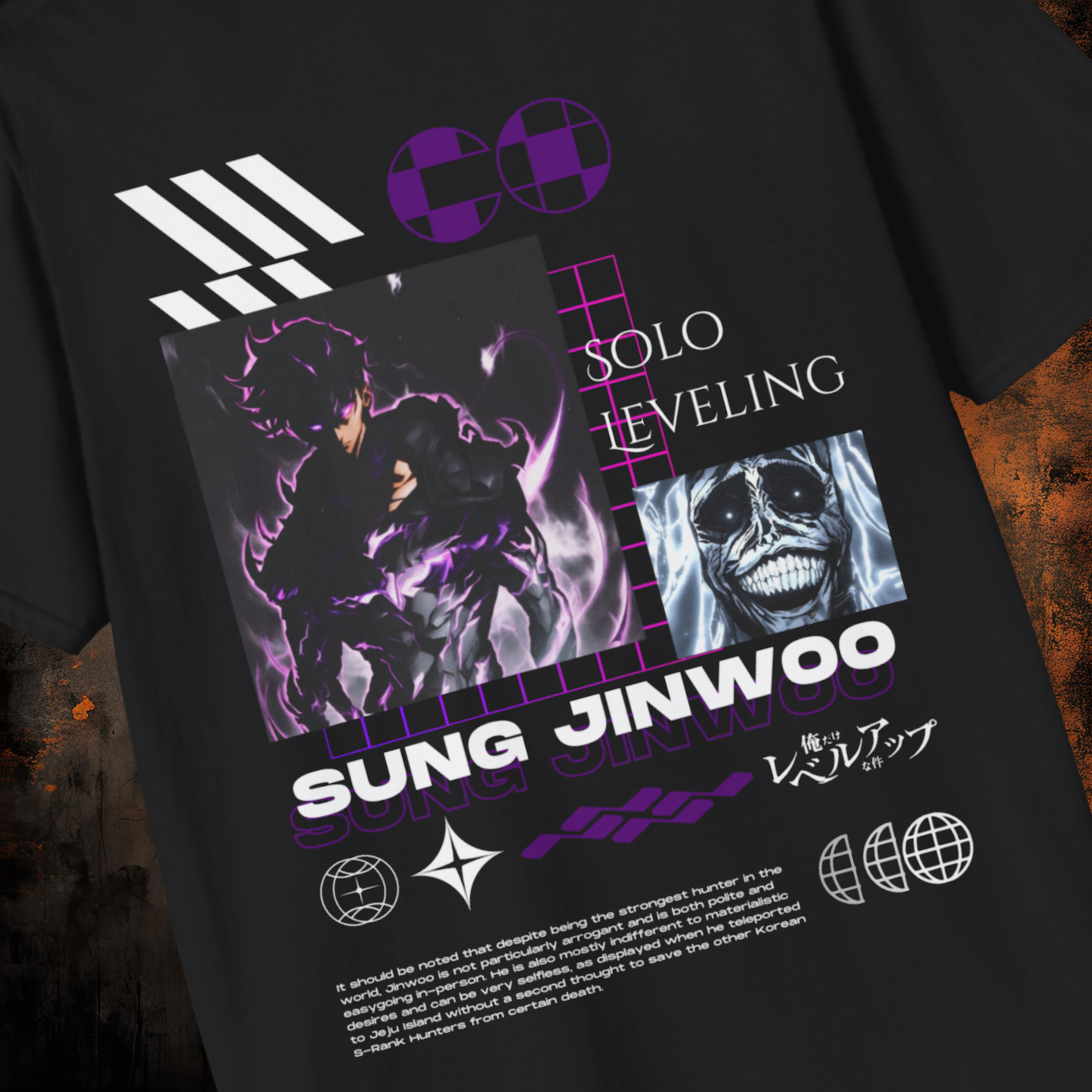Solo Leveling - Sung Jinwoo v3 | Anime Graphic Tee