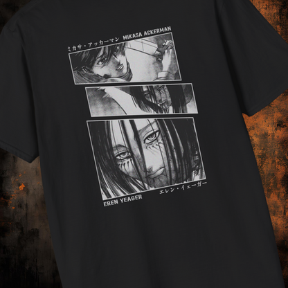Attack on Titan - Eren and Mikasa - The End | Anime Graphic Tee
