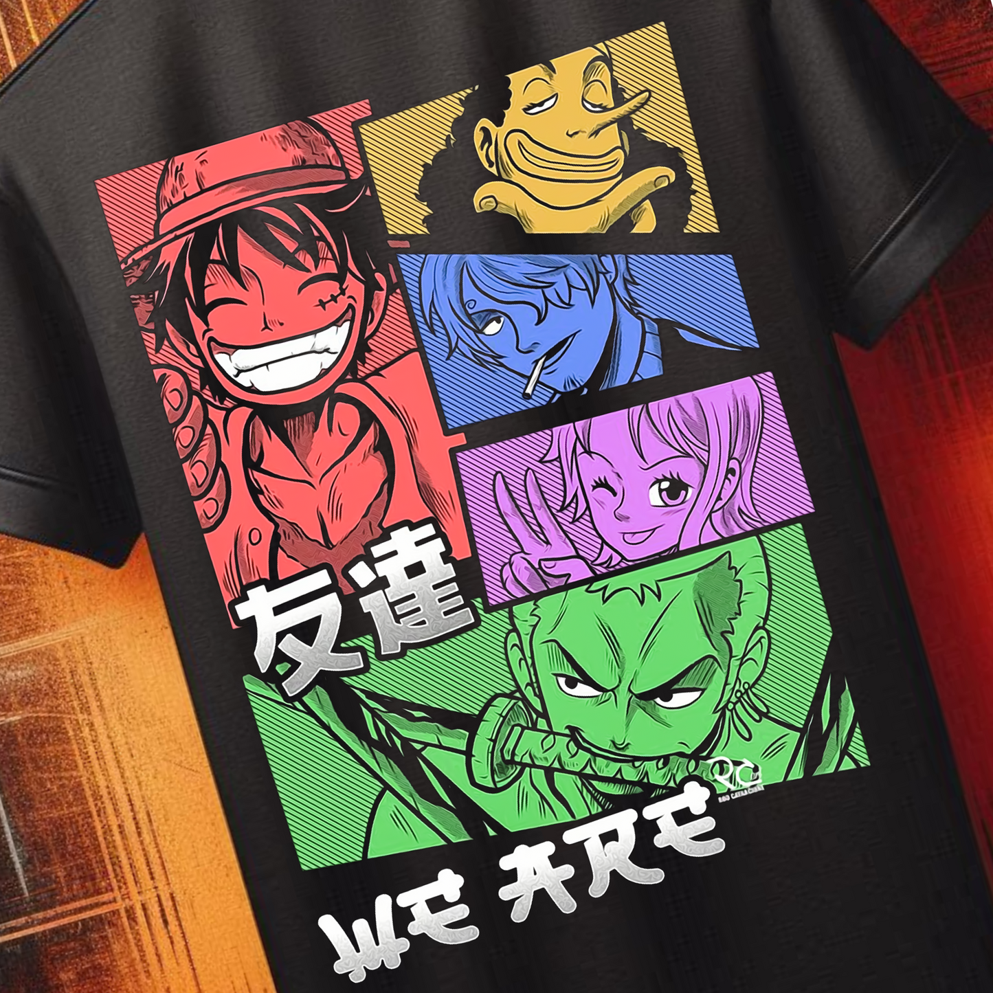 One Piece - Luffy - Straw Hats | Anime Graphic Tee
