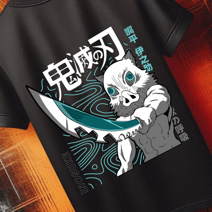 Demon Slayer - Inosuke Hashibira Tshirt v3 | Anime Graphic Tee